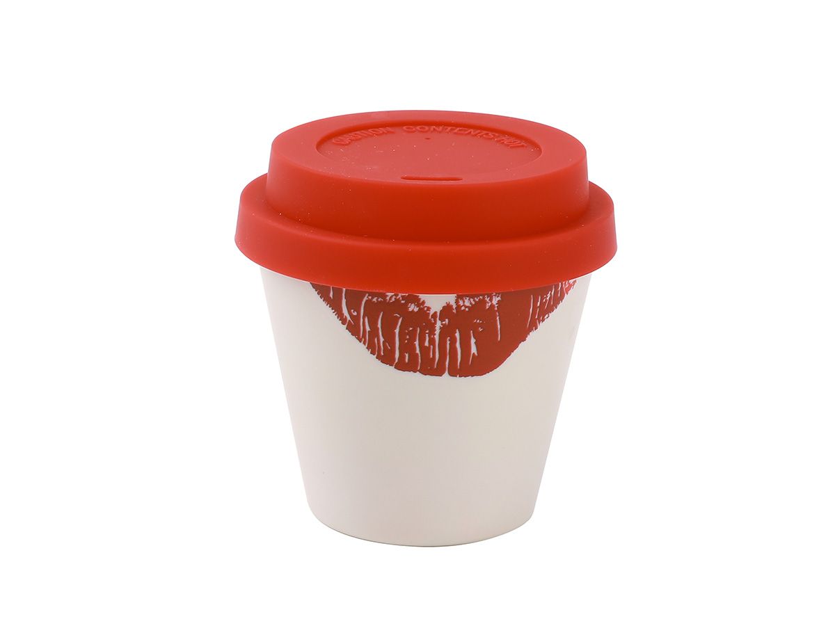 Tasse en R-Pet 90ml Kiss
