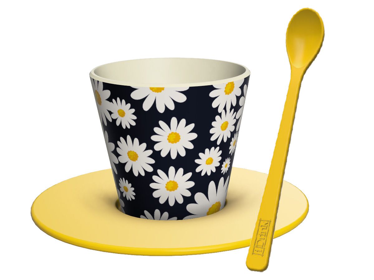 Tasse en R-Pet Set 90ml Daisy