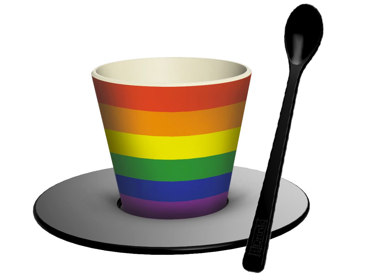 Tasse en R-Pet Set 90ml Love is Love