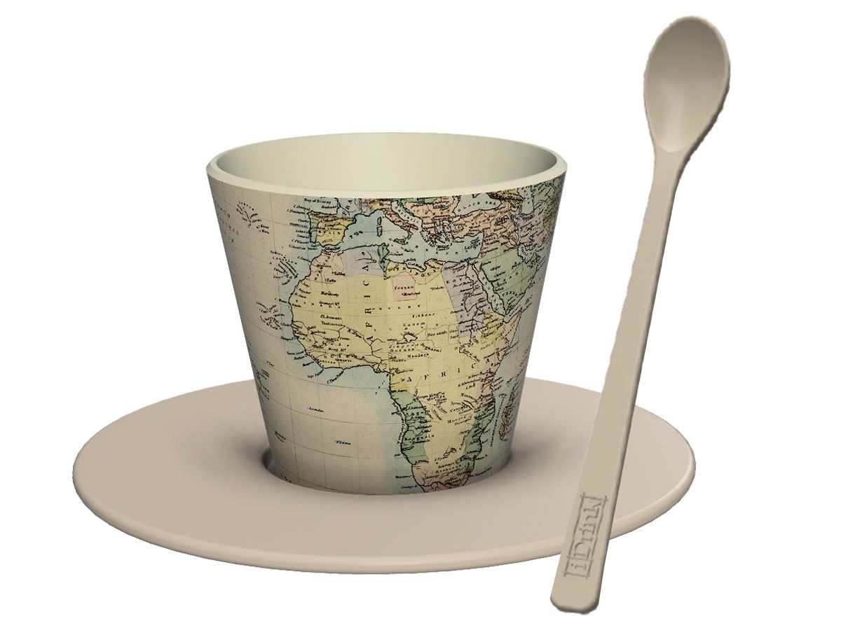 Tasse en R-Pet Set 90ml Old Map 