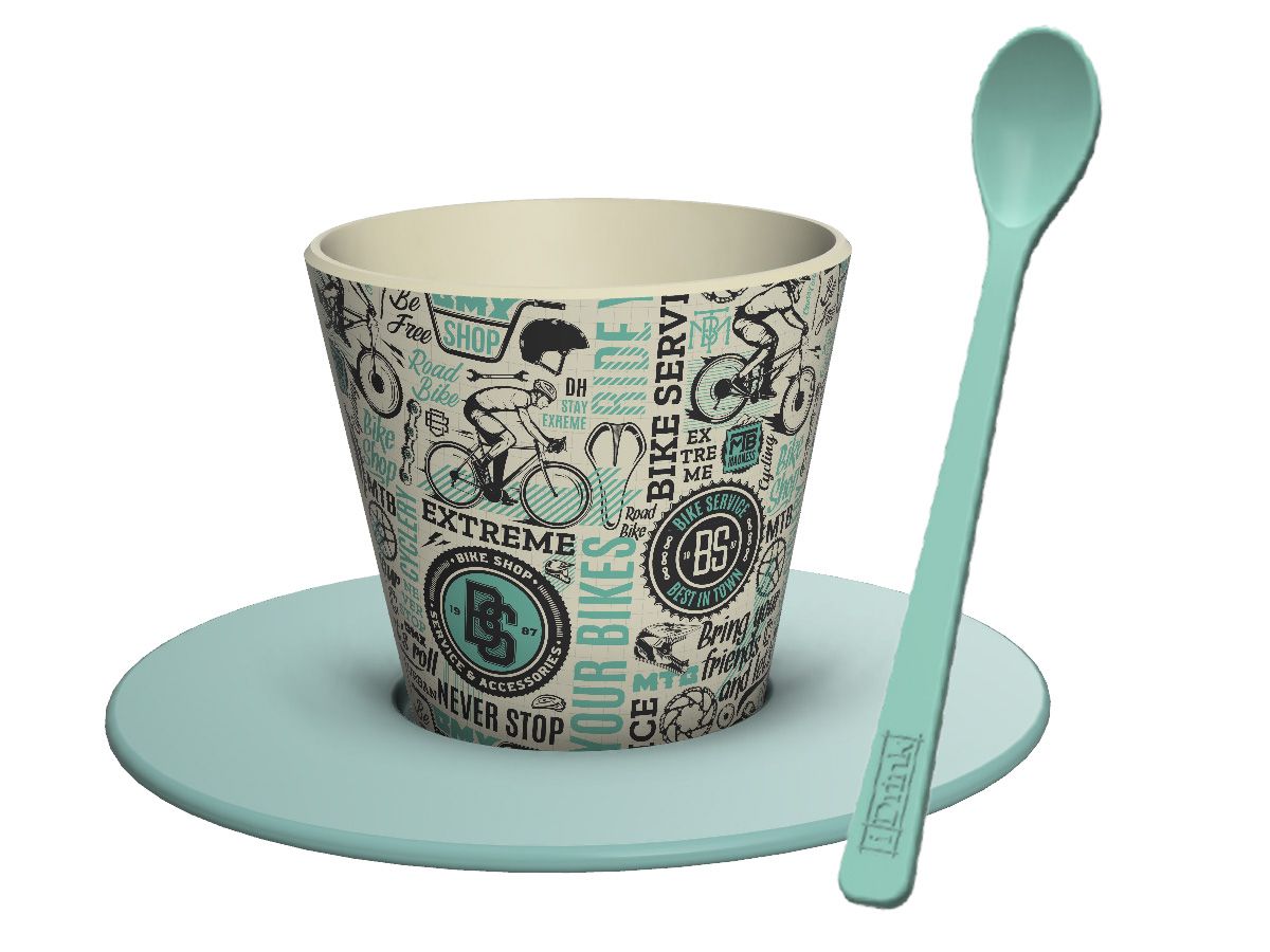 Tasse en R-Pet Set 90ml Bike