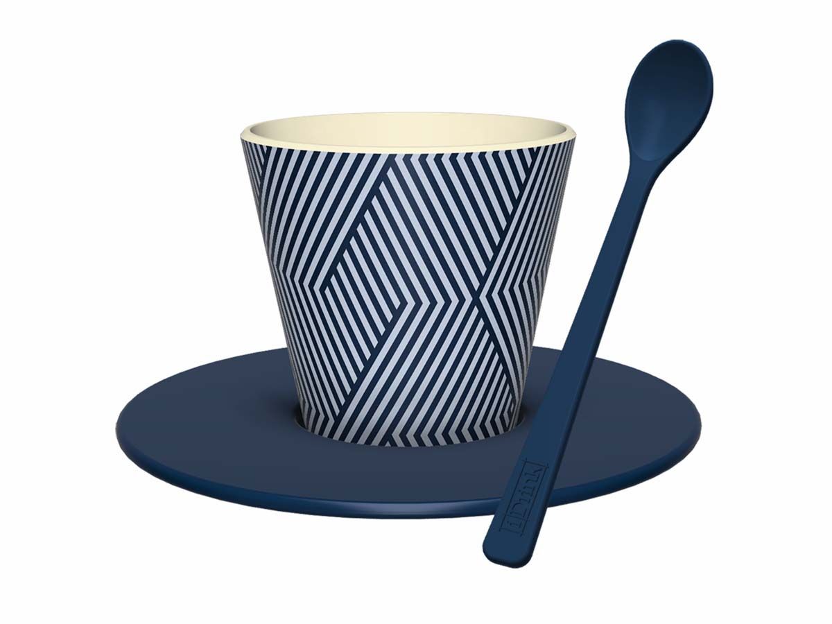 Tasse en R-Pet Set 90ml Optical 