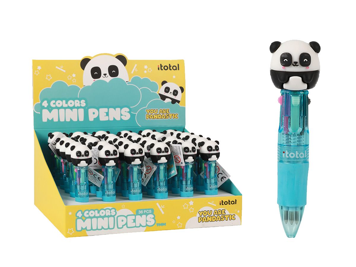 Mini Stylos 4 en 1 Panda