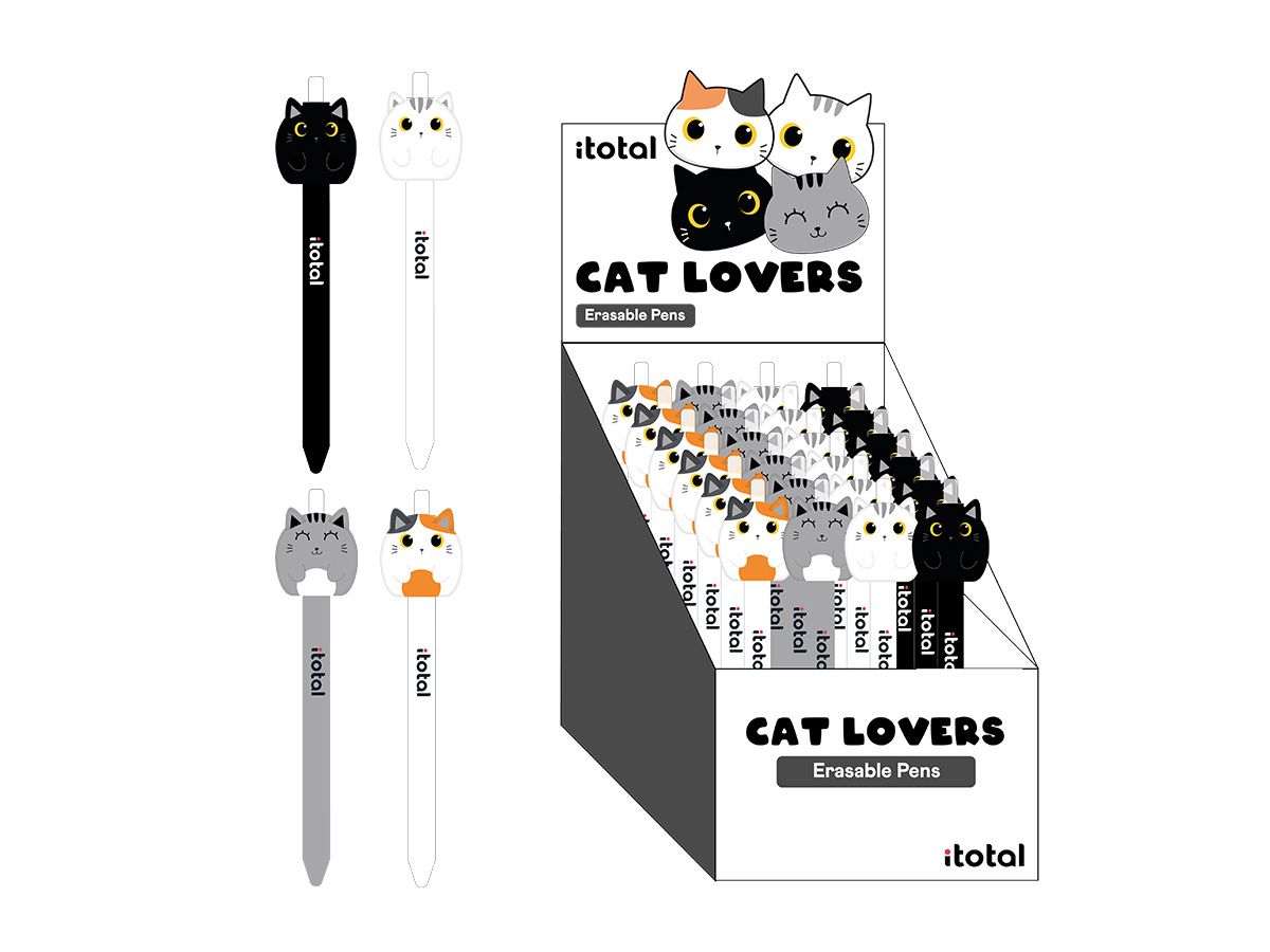 Stylos effaçables 3D Chats Chacun des chats