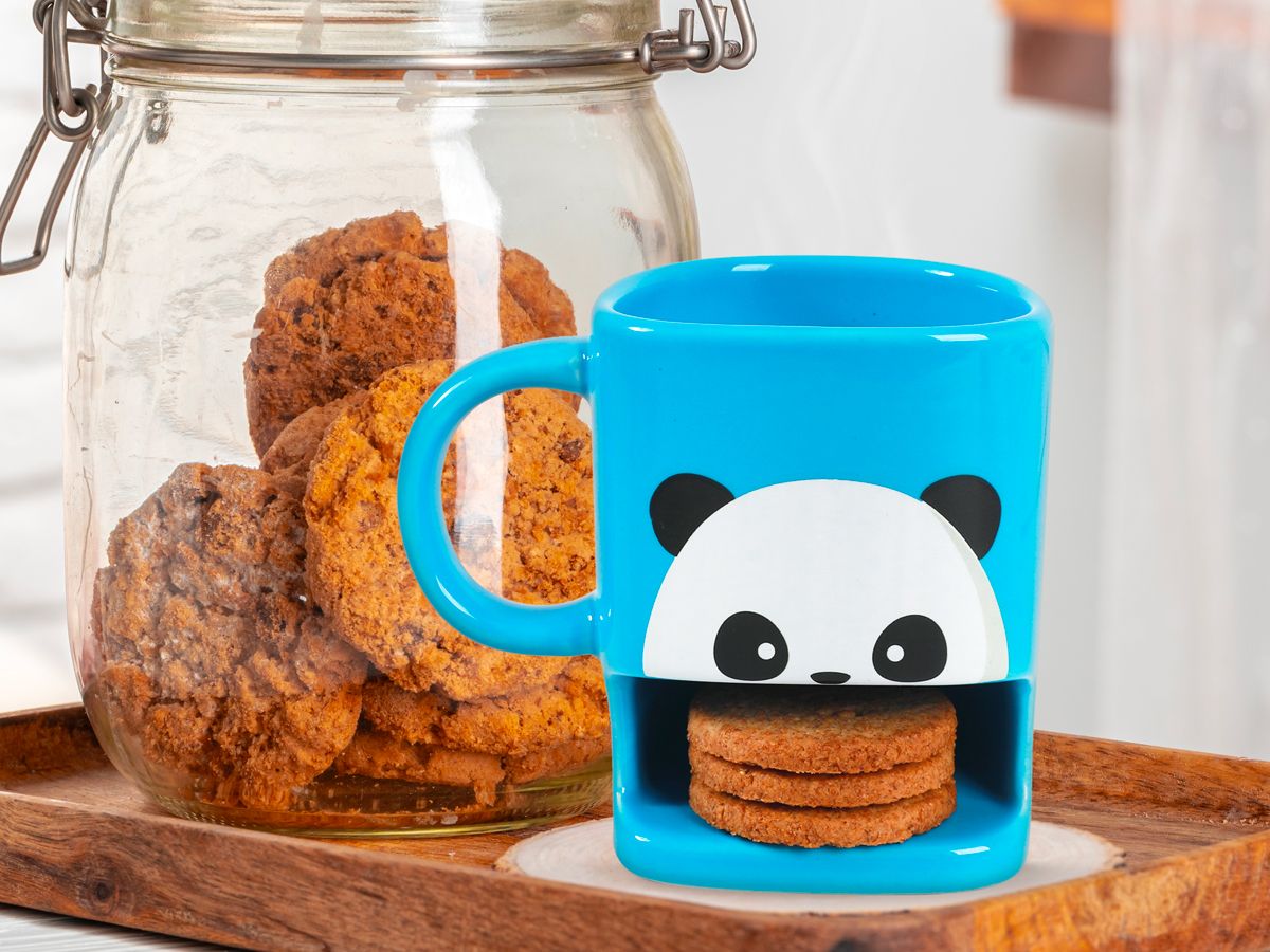 Panda Cookies Pocket Ceramic Mugs 250 ml 