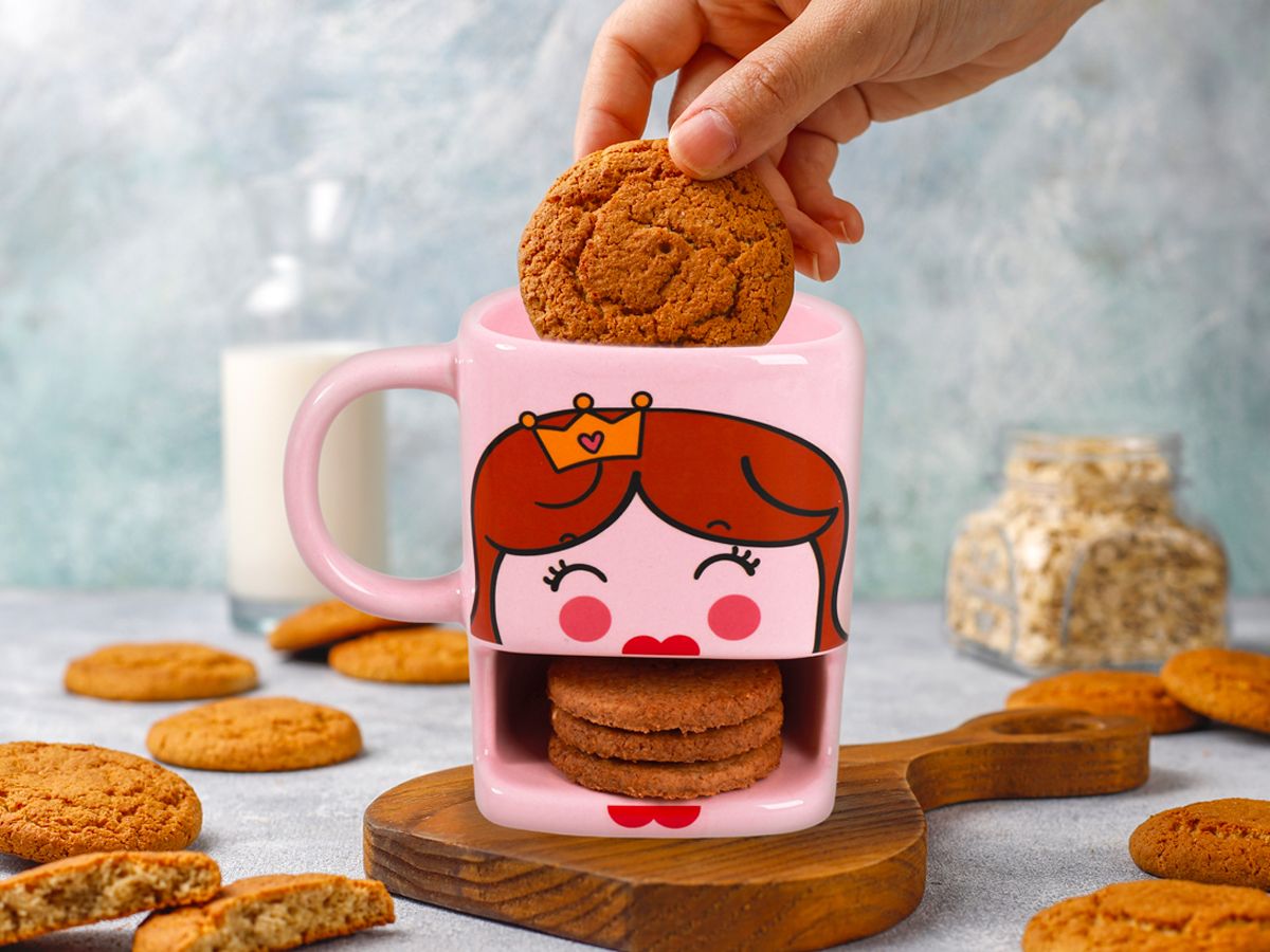 Princess Cookies Pocket Ceramic Mugs 250 ml 