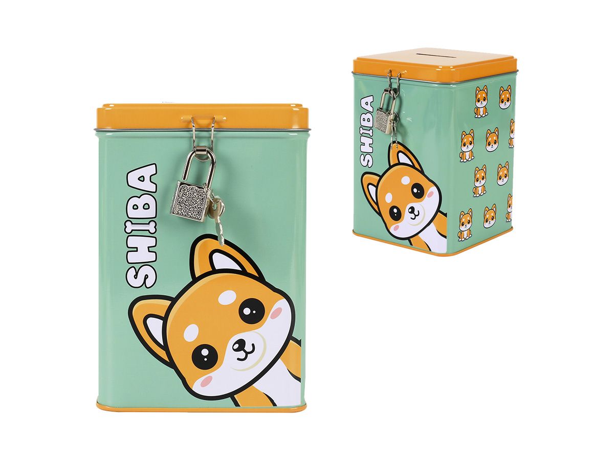 Tirelire avec cadenas Shiba 