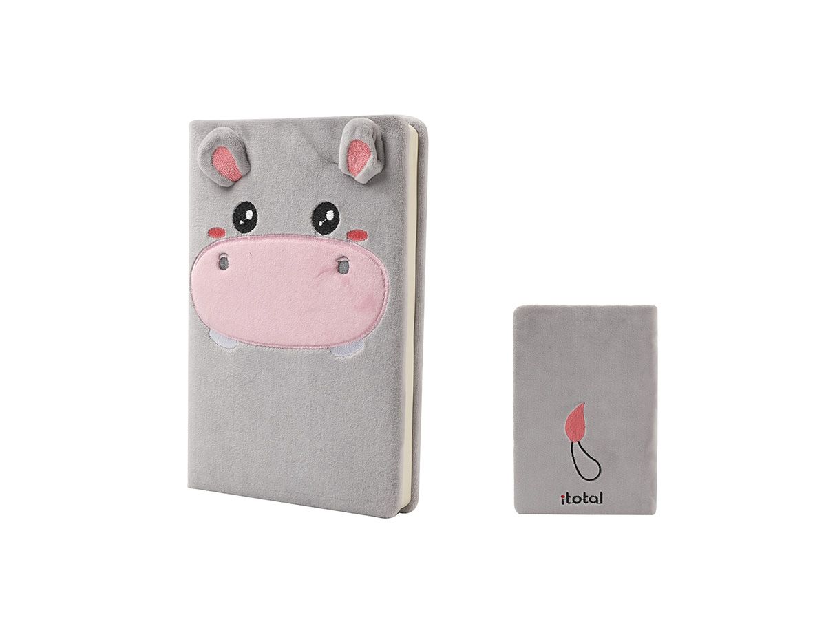 Notebook en peluche Hippo 