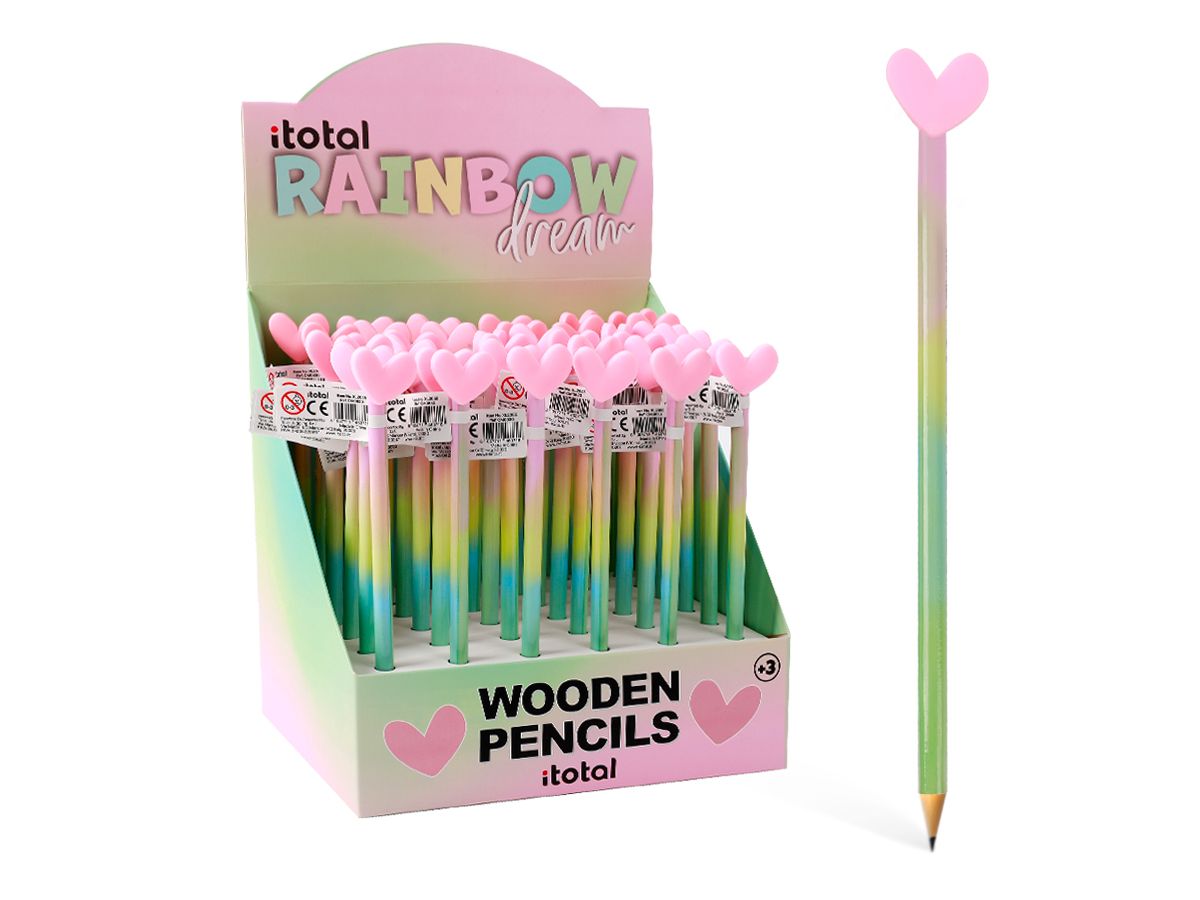 Crayons à papier 3D Rainbow 