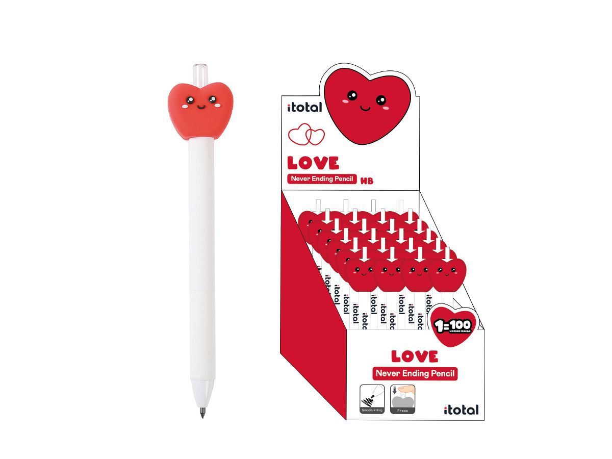 Never Ending Pencil Cœurs