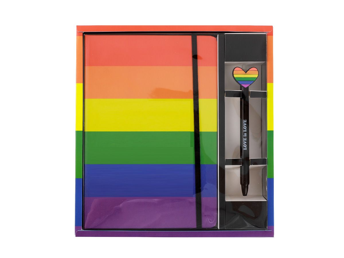 Cahier A5 &amp; Stylo Love is Love 