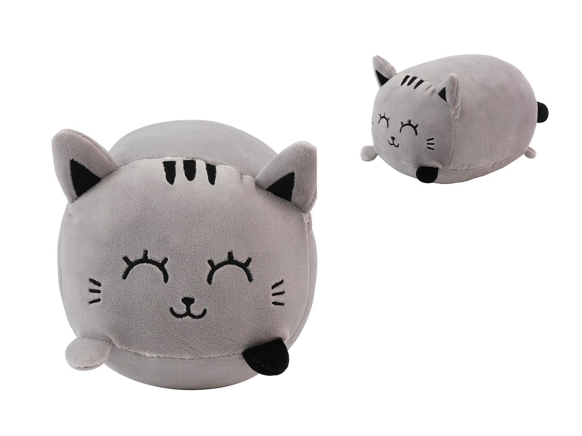 ITOTAL - Coussin Chat gris petit