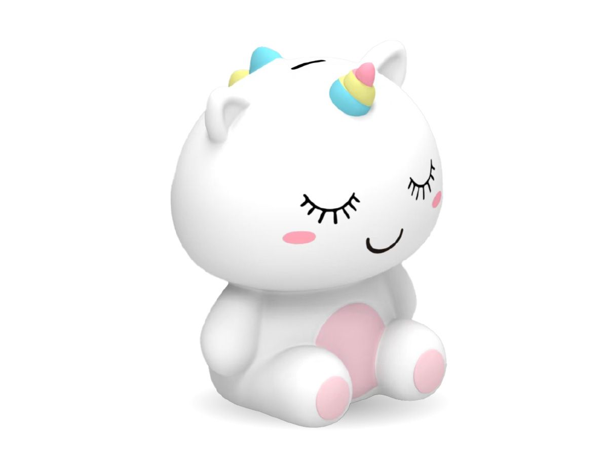 Tirelire Verticale Blanc Licorne 