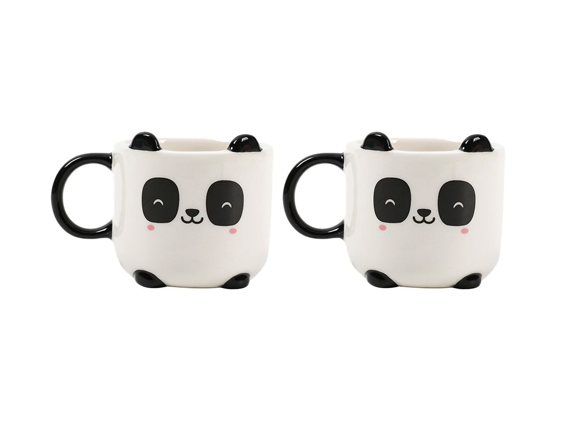 Tasse espresso en duo 90 ml Panda