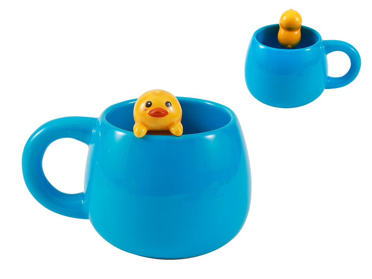 Tasse en céramique Charm 450 ml Canard Bleu