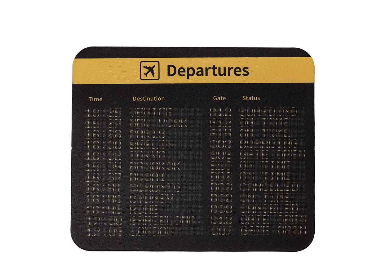 Tapis de souris Departures 