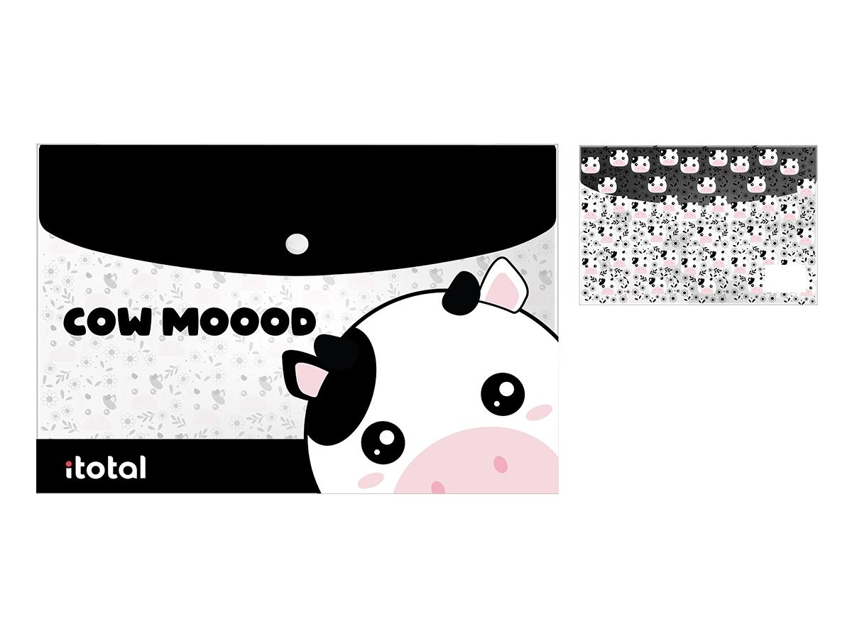 Dossier de documents A4 Animals Vache