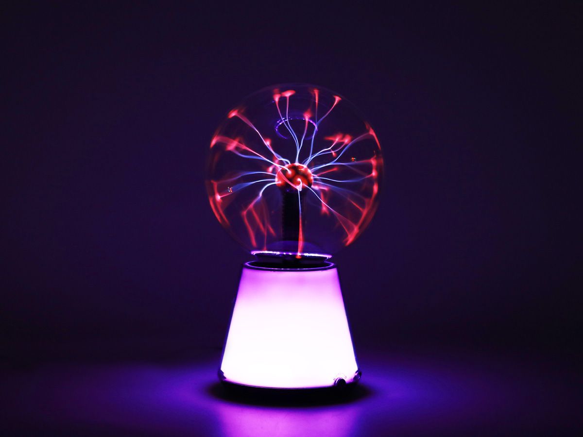 ITOTAL - Lampe Plasma avec base changement de couleurs Big 6 inch