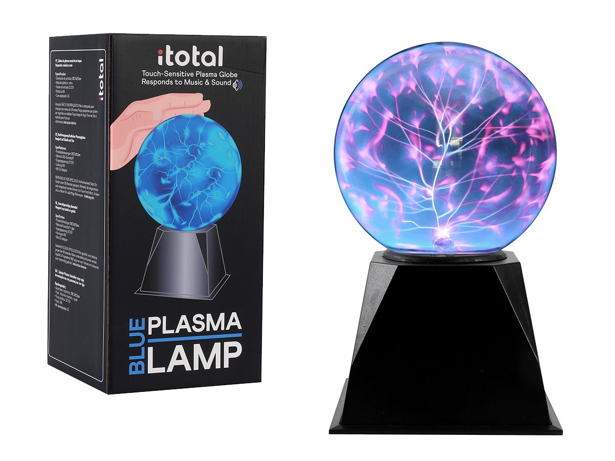 Lampe Plasma Interactive Bleu, Medium 