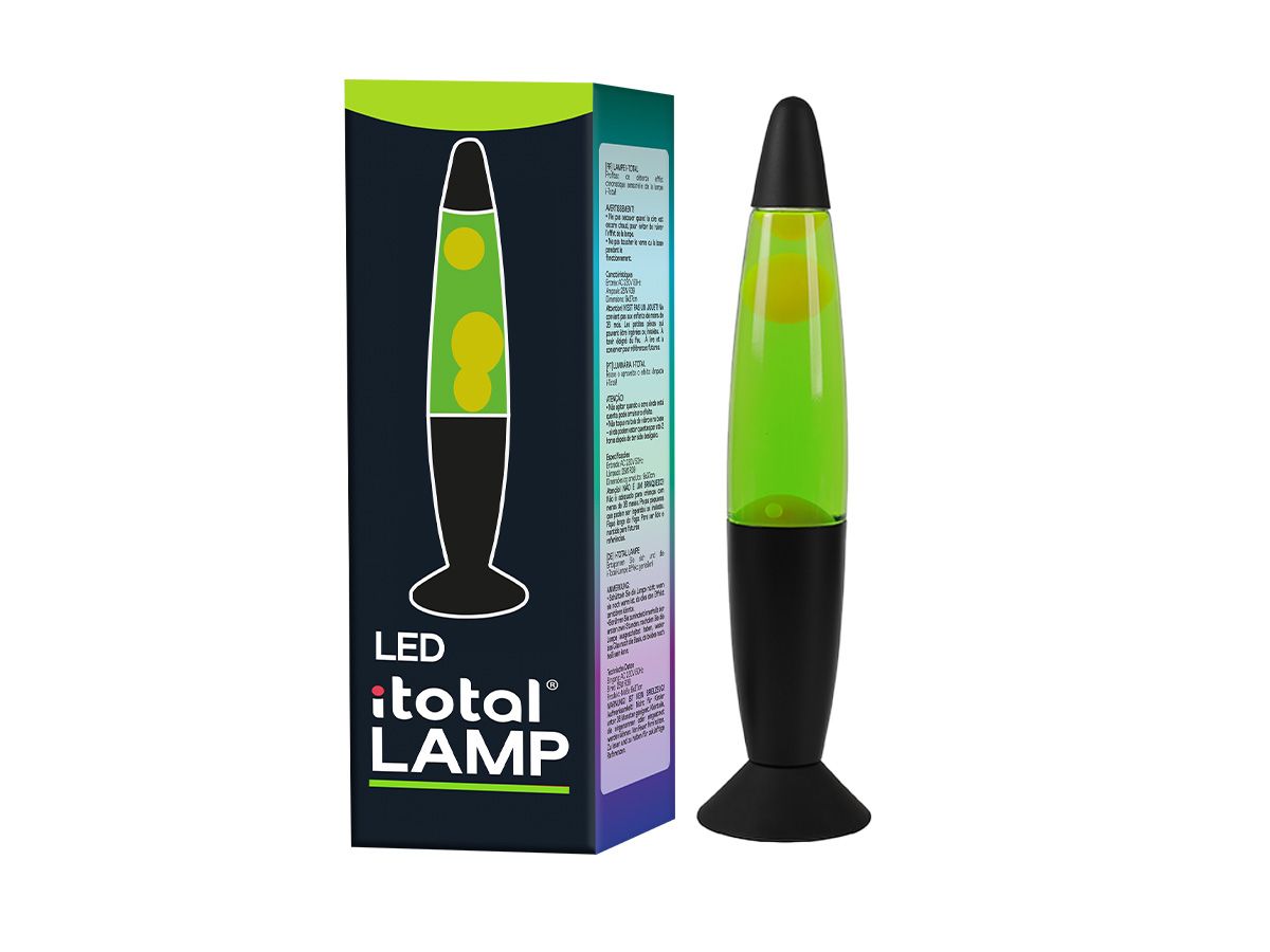 Lampe Lave Led Base noire