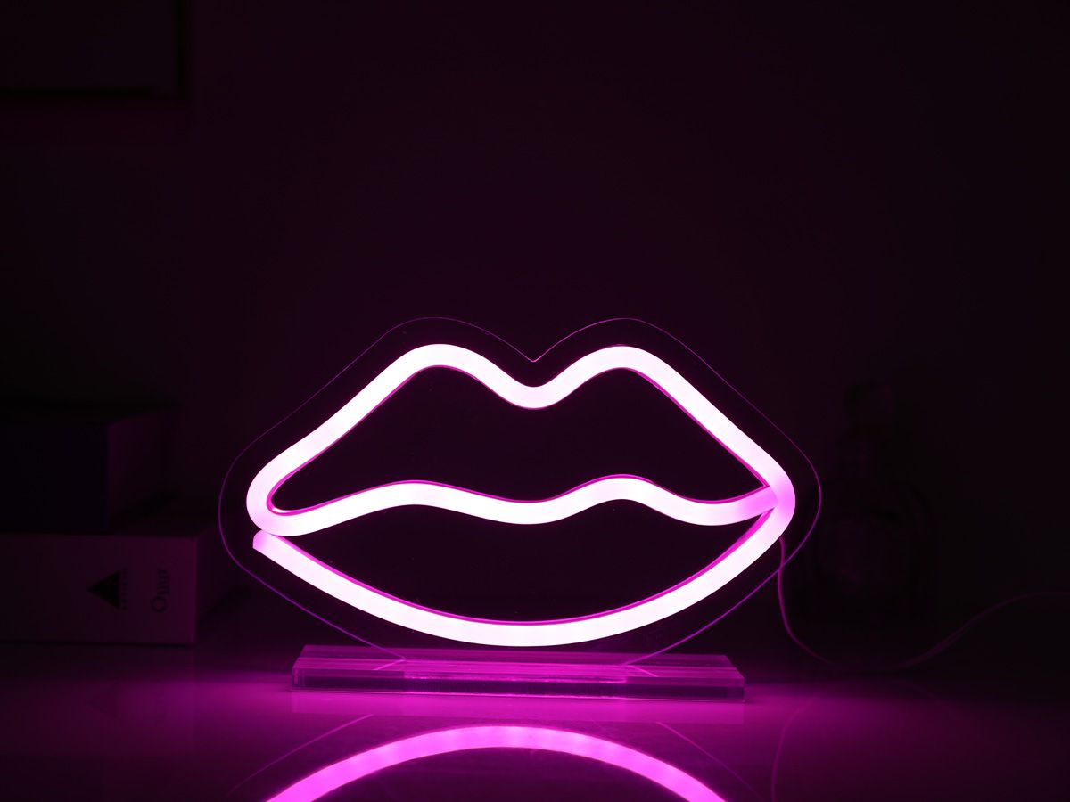 Led Sign Lips 