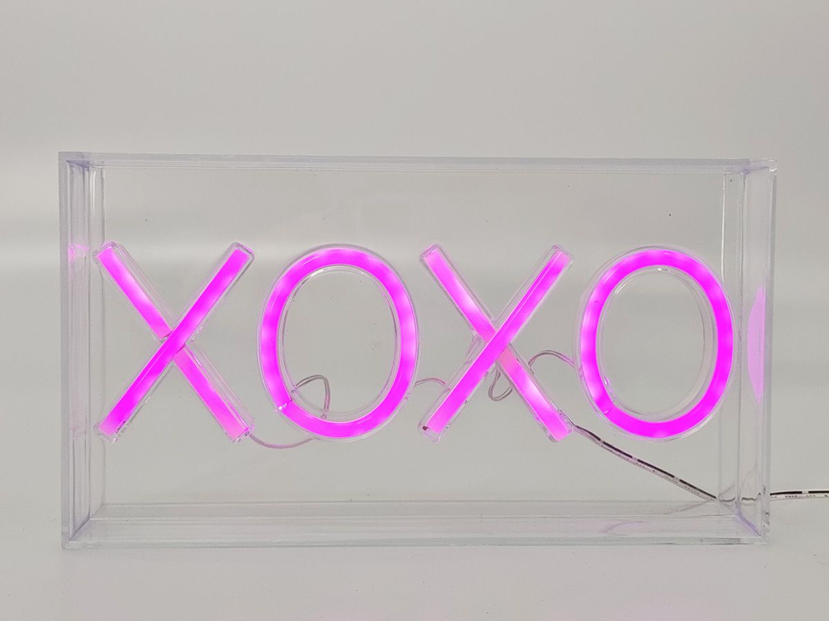 LAMPE LED Neon Led Lights XOXO