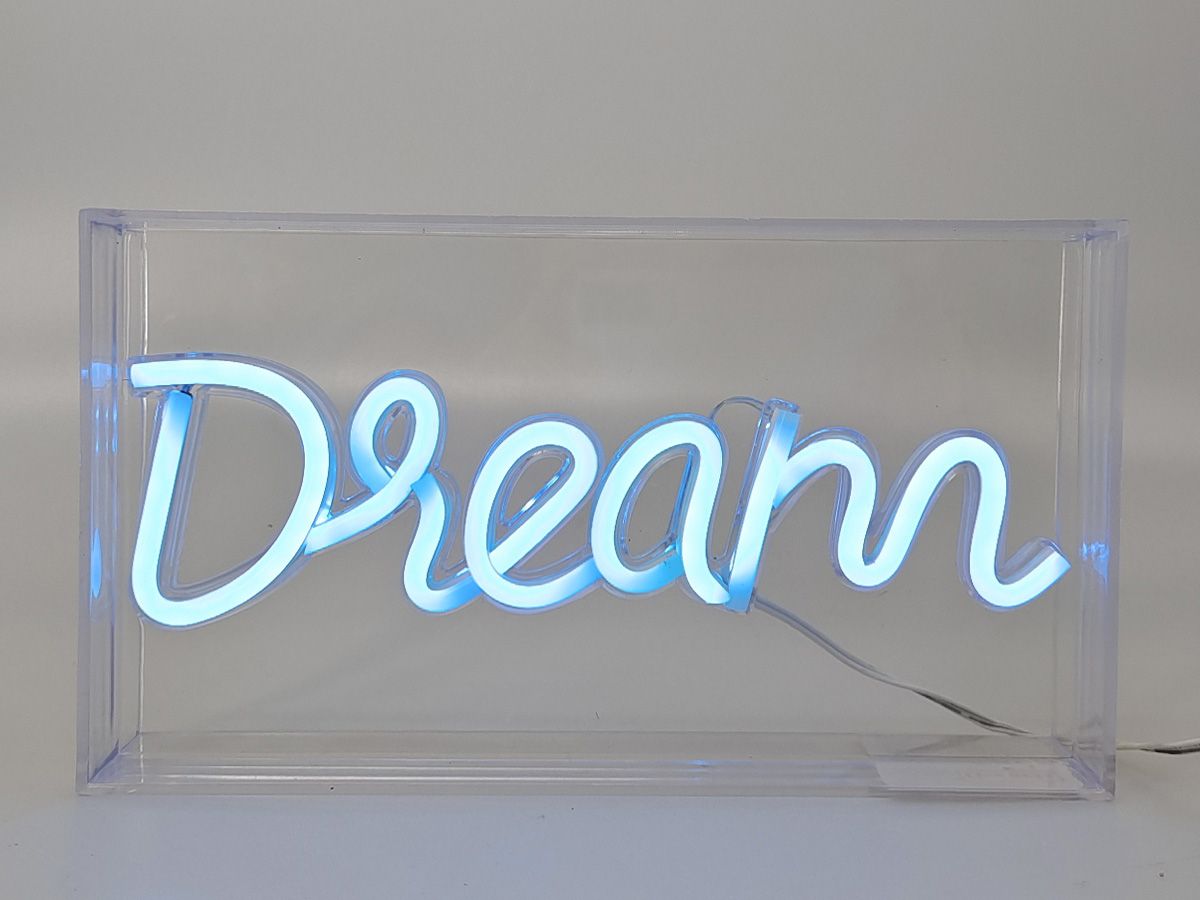 LAMPE LED Neon Led Lights Dream Bleu
