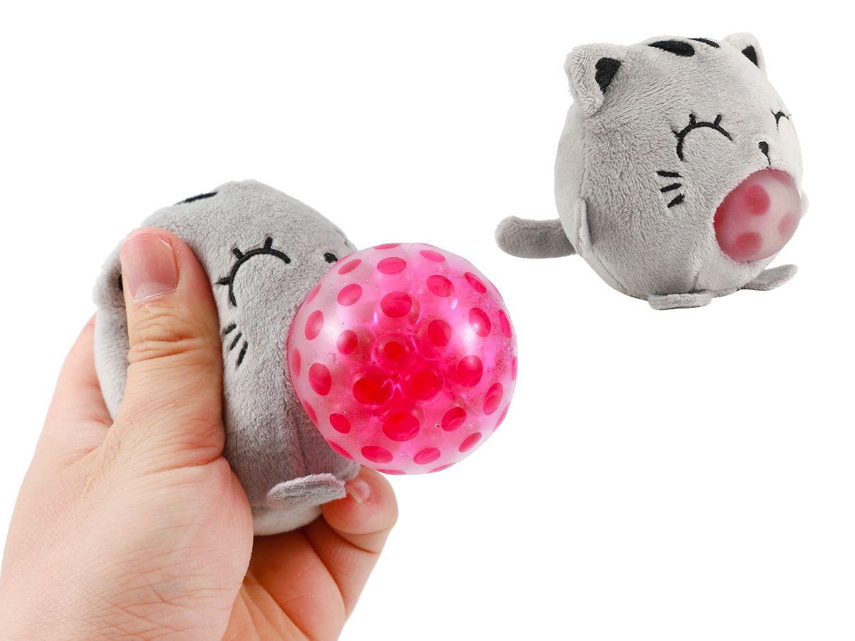 Squishy Ball Chat gris
