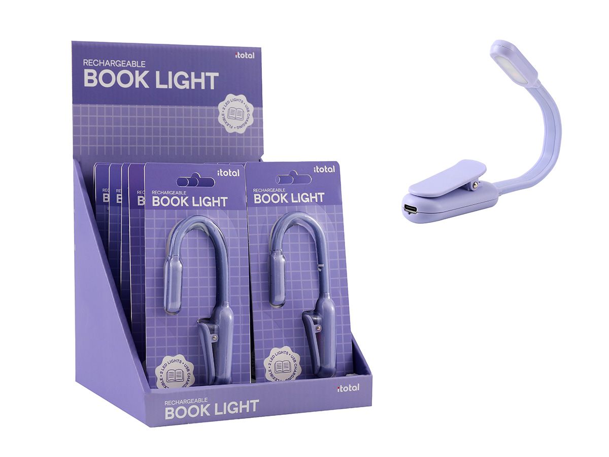 Lampe de lecture rechargeable Pastel Violet