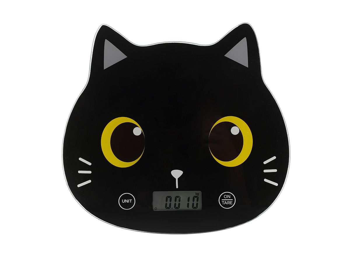 Balance de cuisine Chat noir