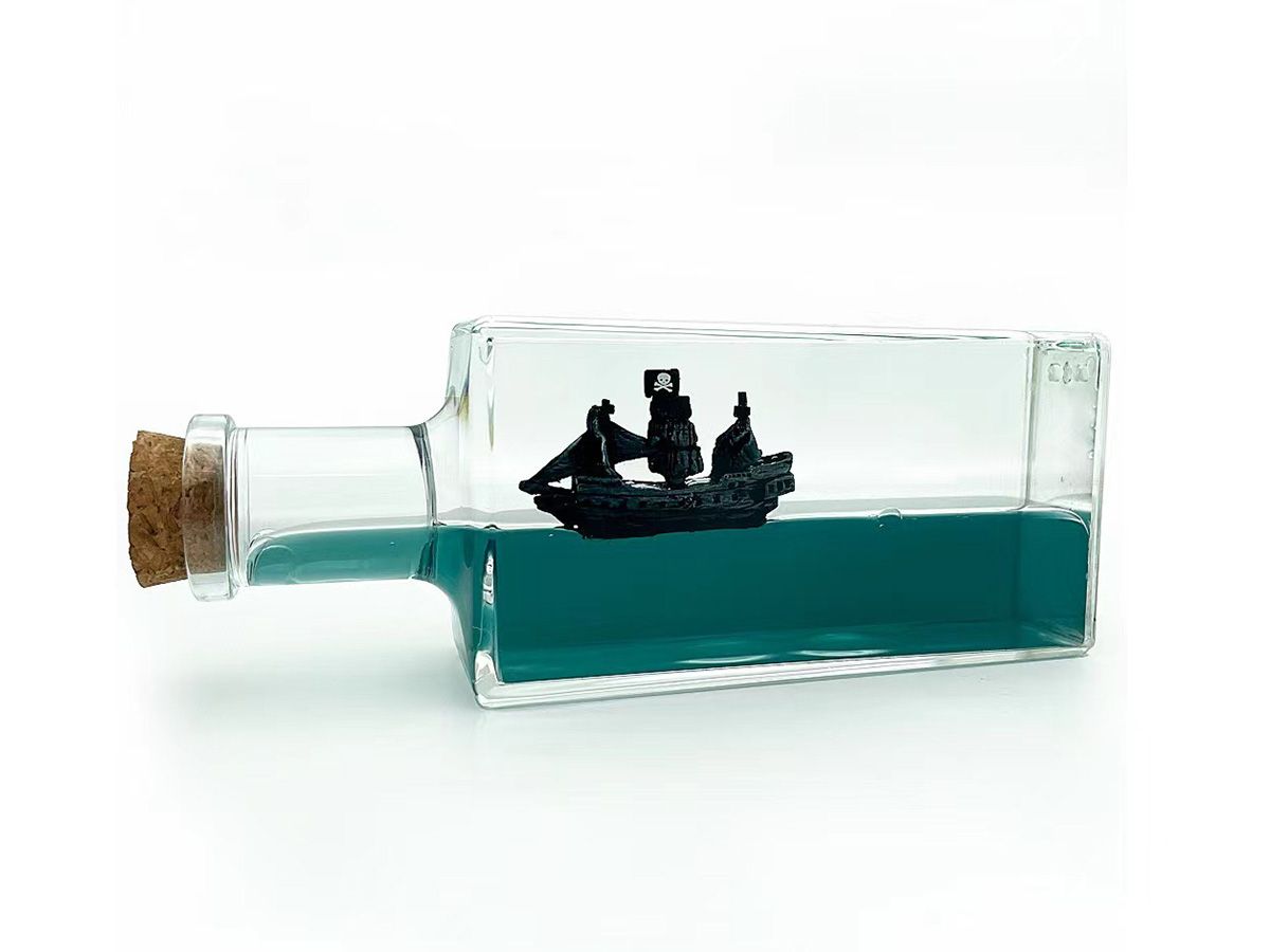 Presse-papiers liquide - Bateau pirate 
