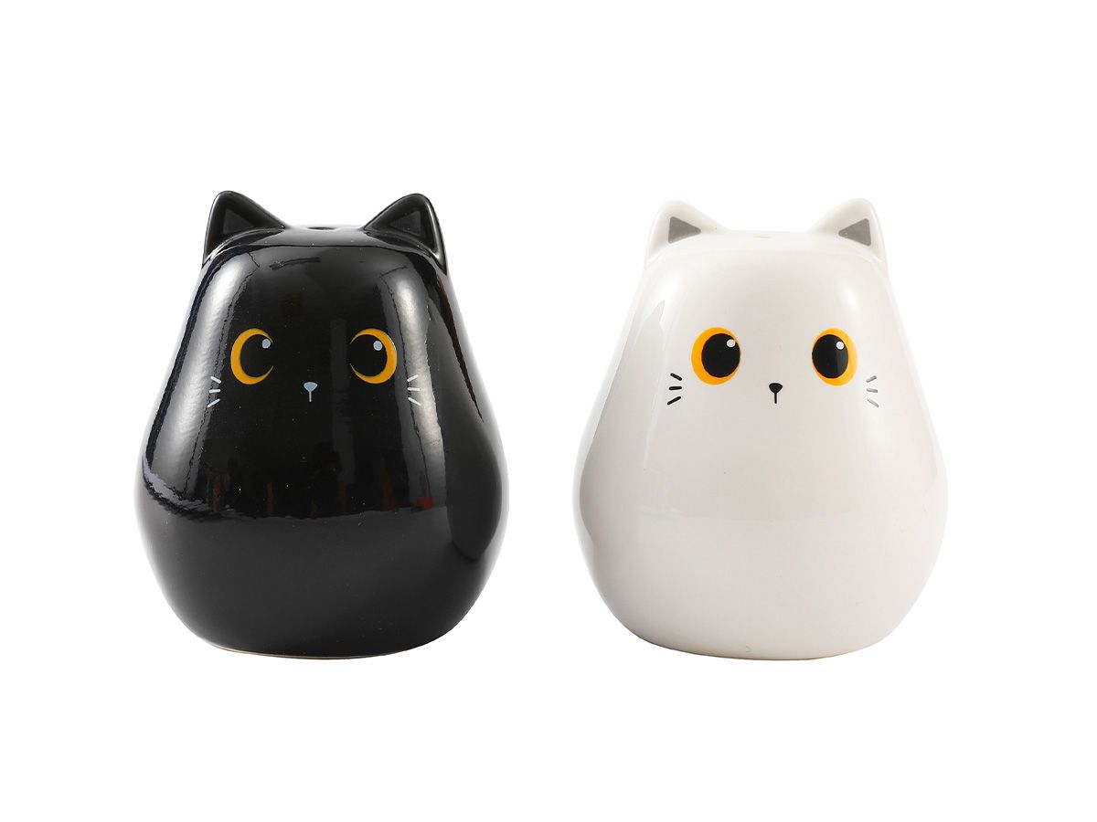 Sel & Poivre en céramique Chats (2pces) 