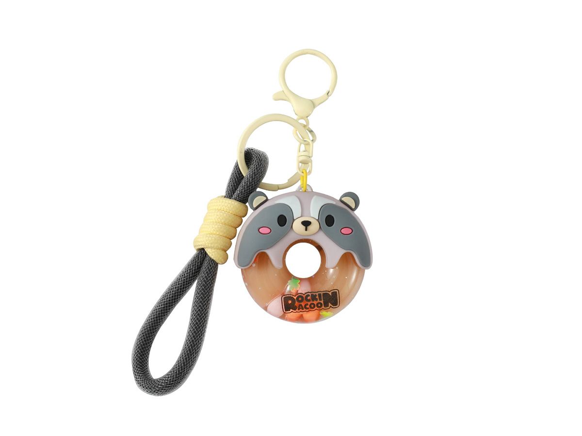 ITOTAL - Porte-clés Donut Raton Laveur 