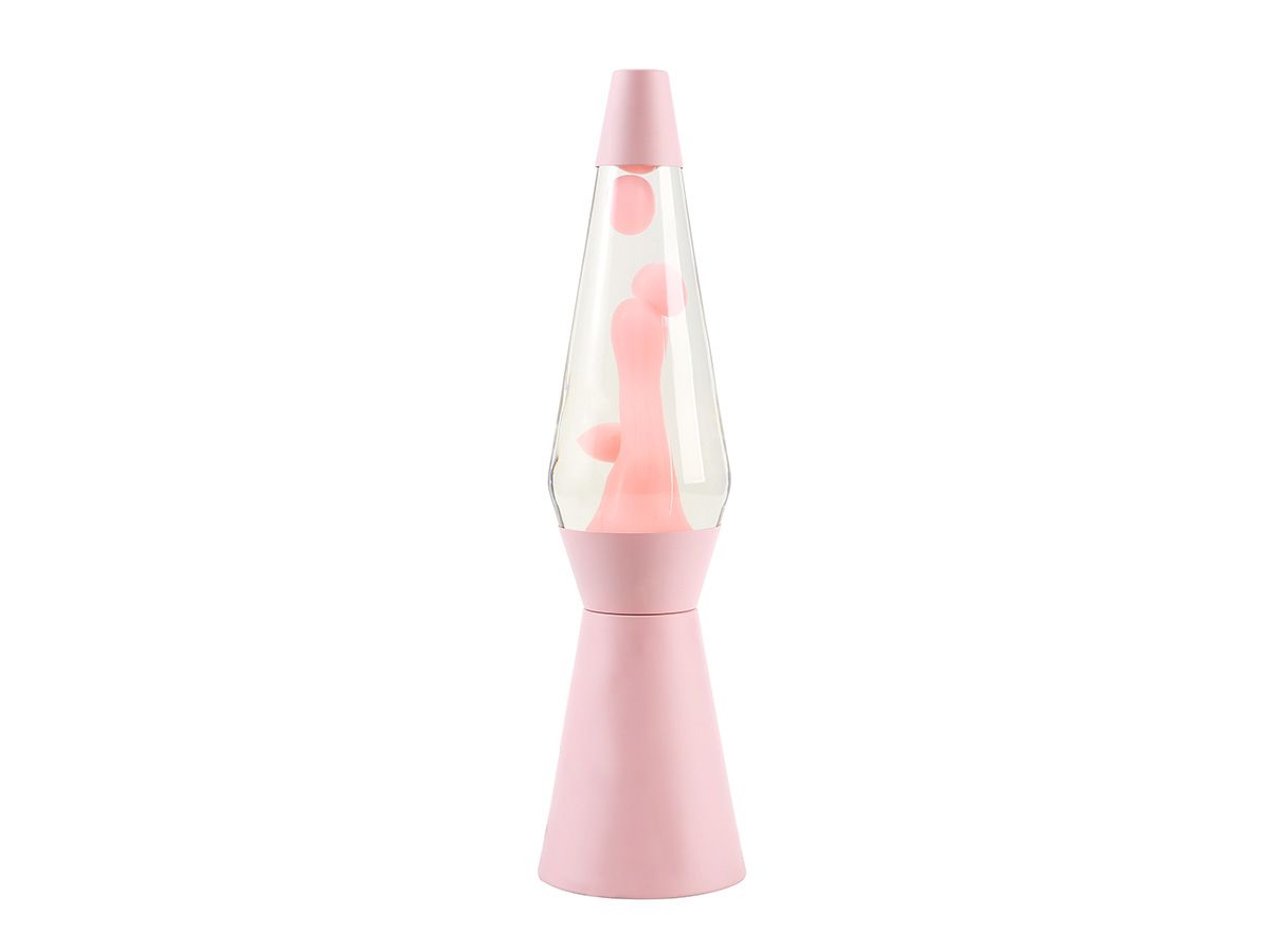 Lampe lave Monocolor Fusée Pastel Rose