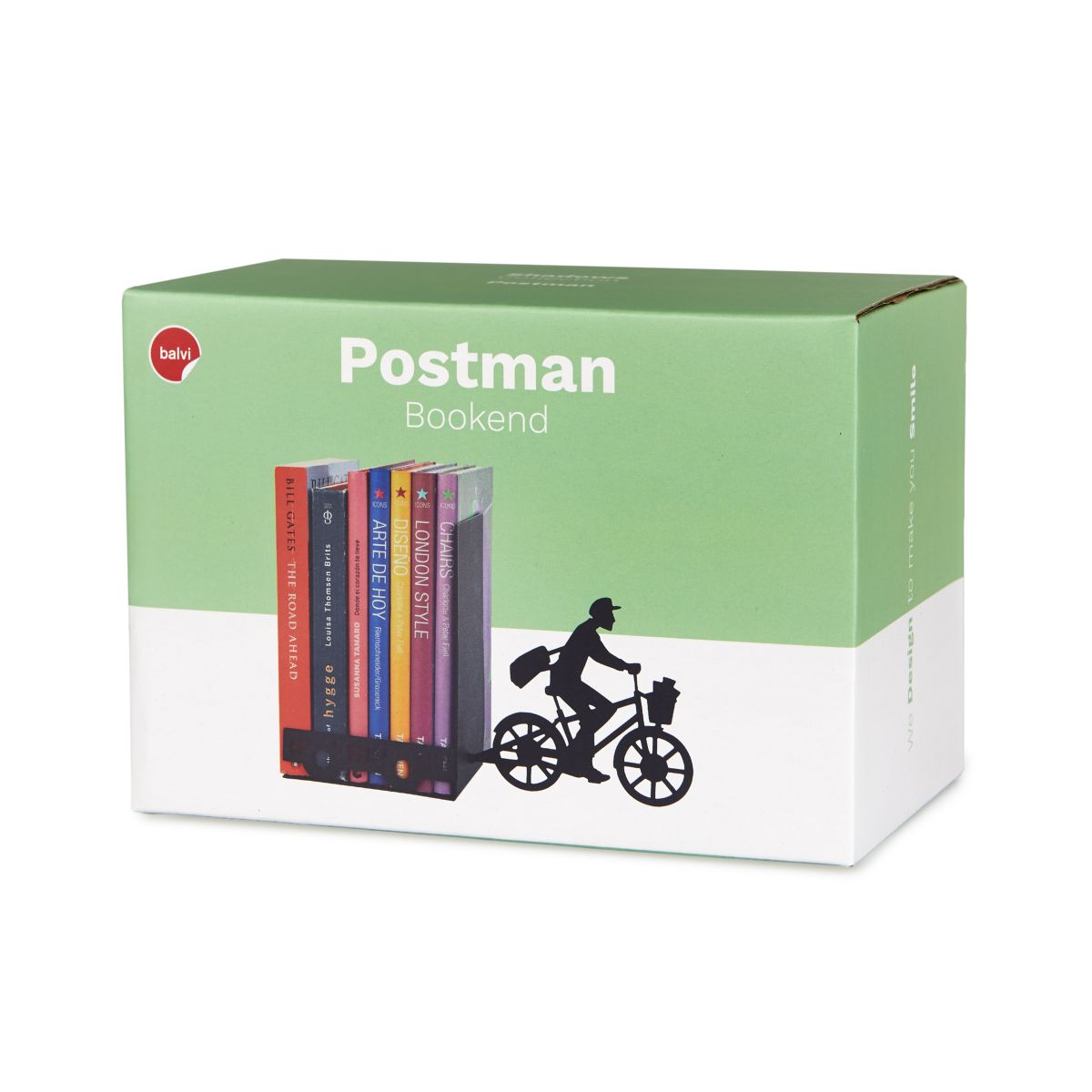 Serre-livres Postman métal Serre-livres Postman noir