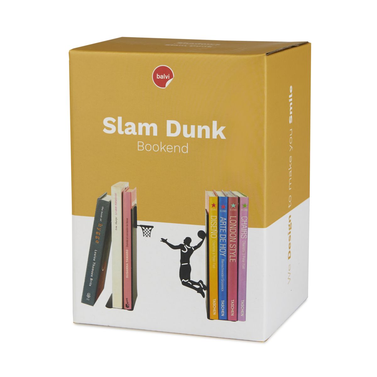 Serre-livres Slam Dunk métal Noir