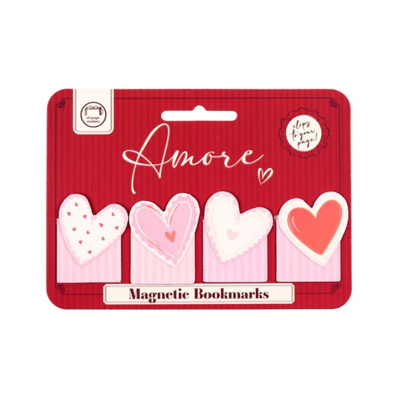 Marque-pages magnétiques Cœur - Amore  