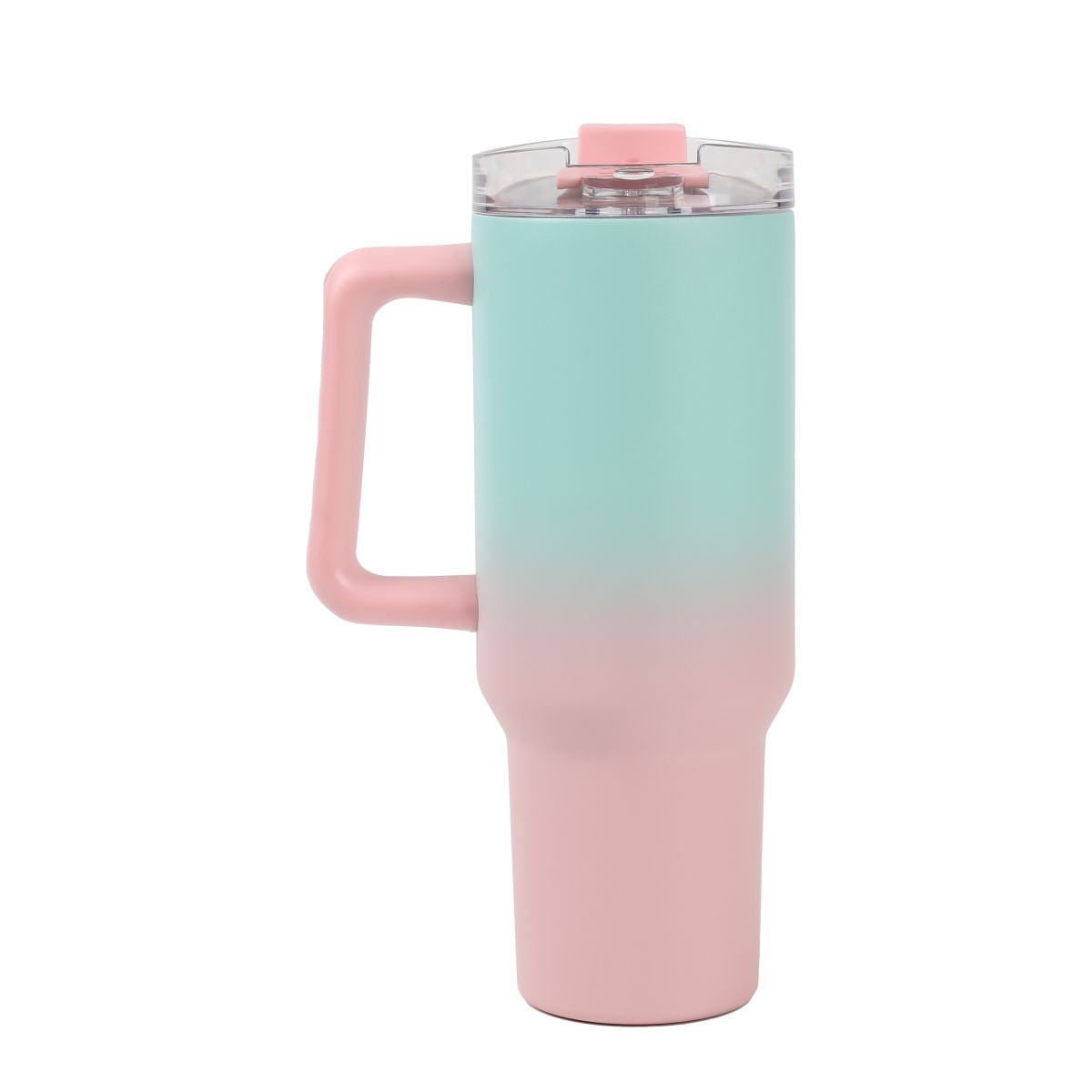 Travel Mug 1200ml Pink Green dégradé
