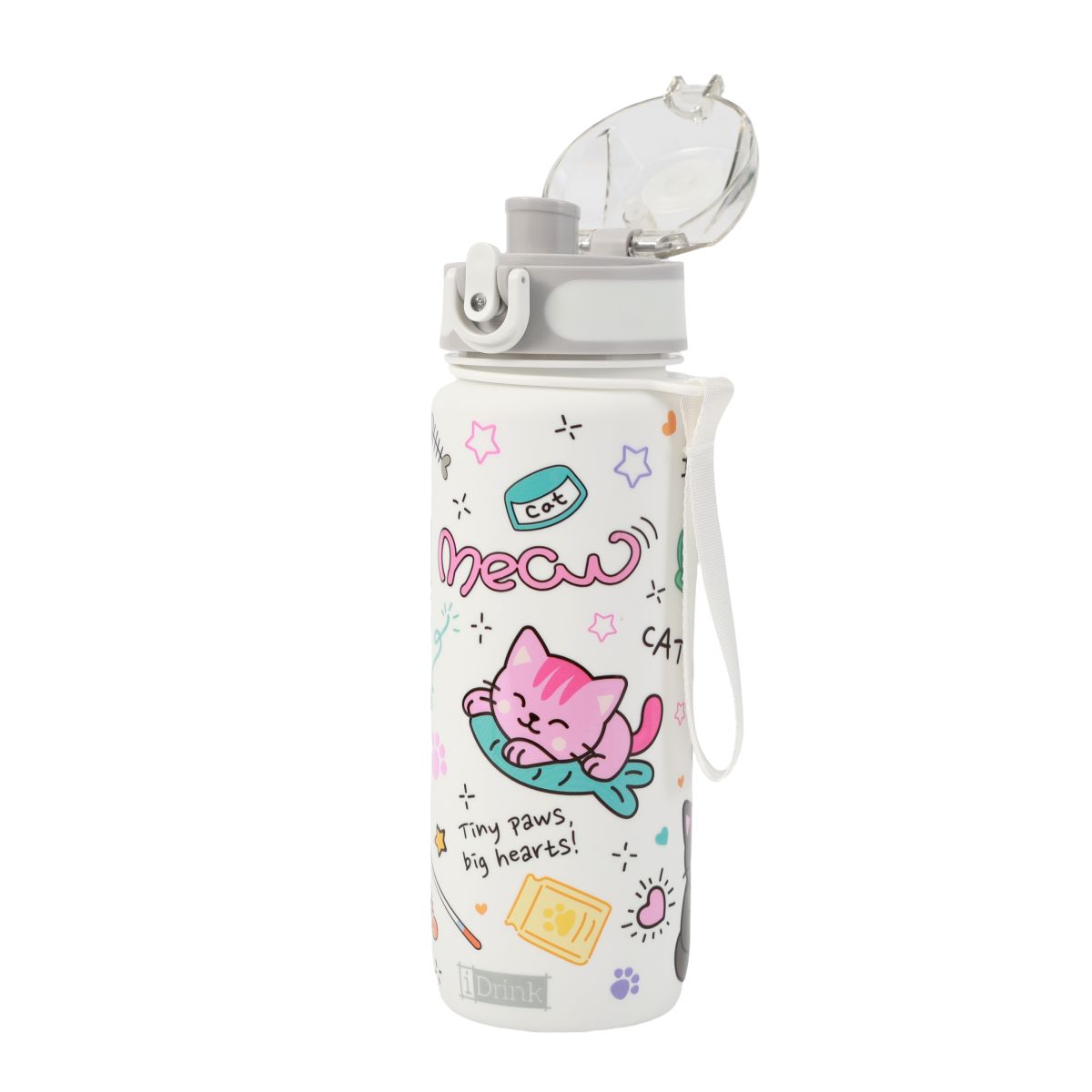 Tritan Motivational Bottle 750ml Cat