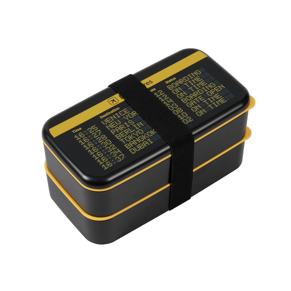 Lunch Box, Set 2 Box & couverts Departures 650 ml