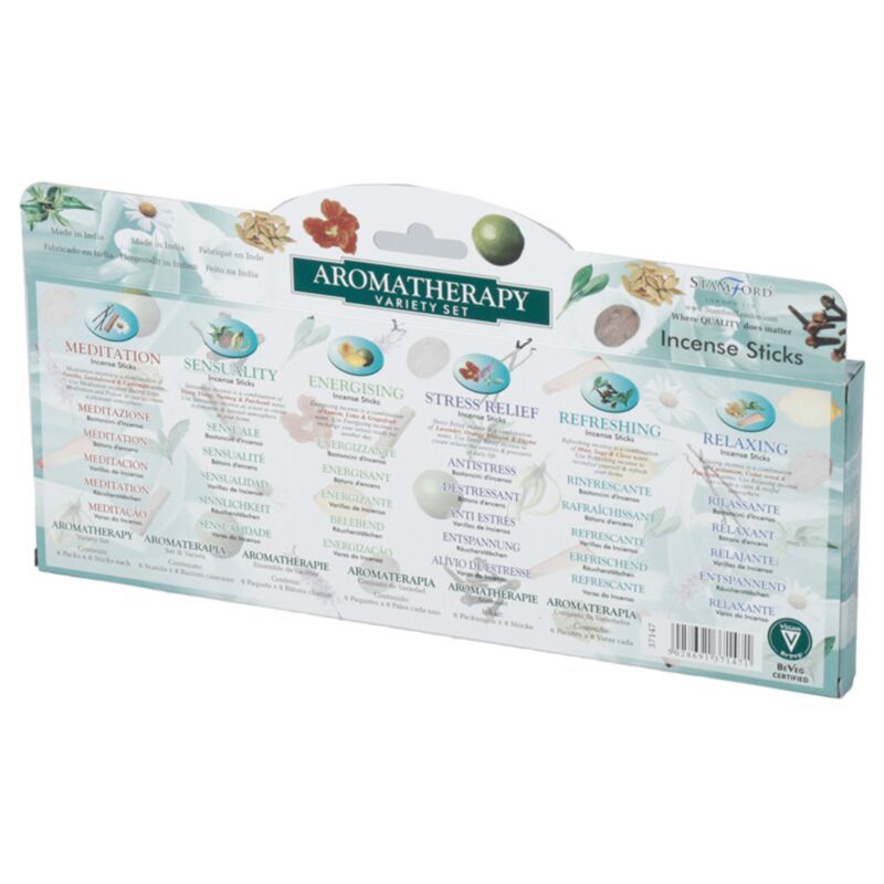 Bâtons d'encens Stamford Lot de 6 boîtes assortis (env.8 bâtons) 
