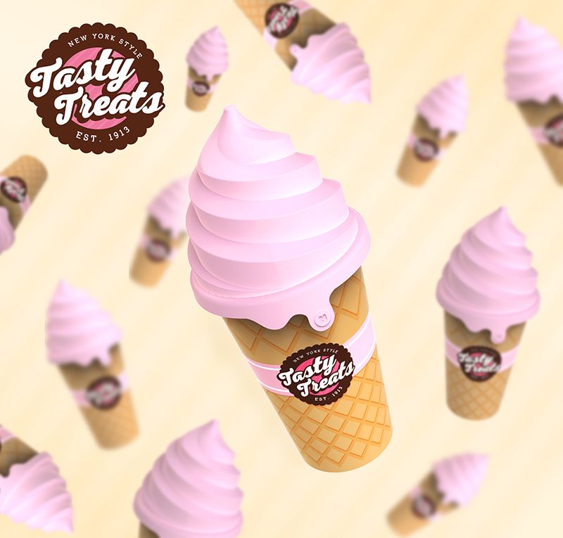 Tasses en porcelaine avec couvercle Tasty Treats