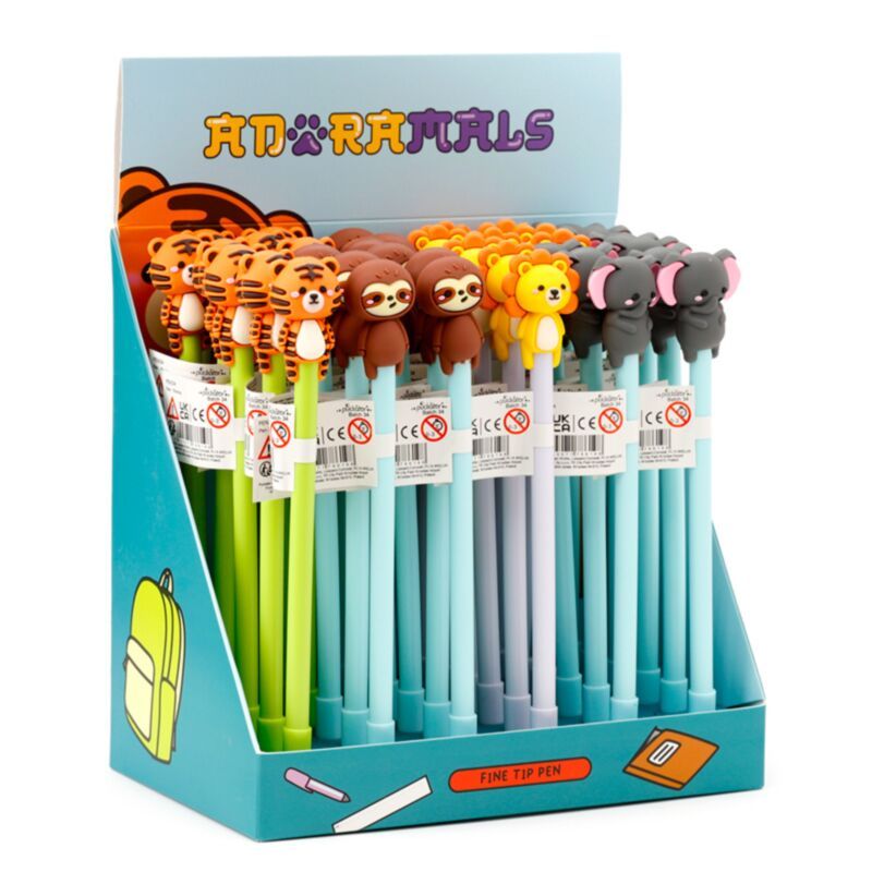 Stylos pointes fines Animaux sauvages  