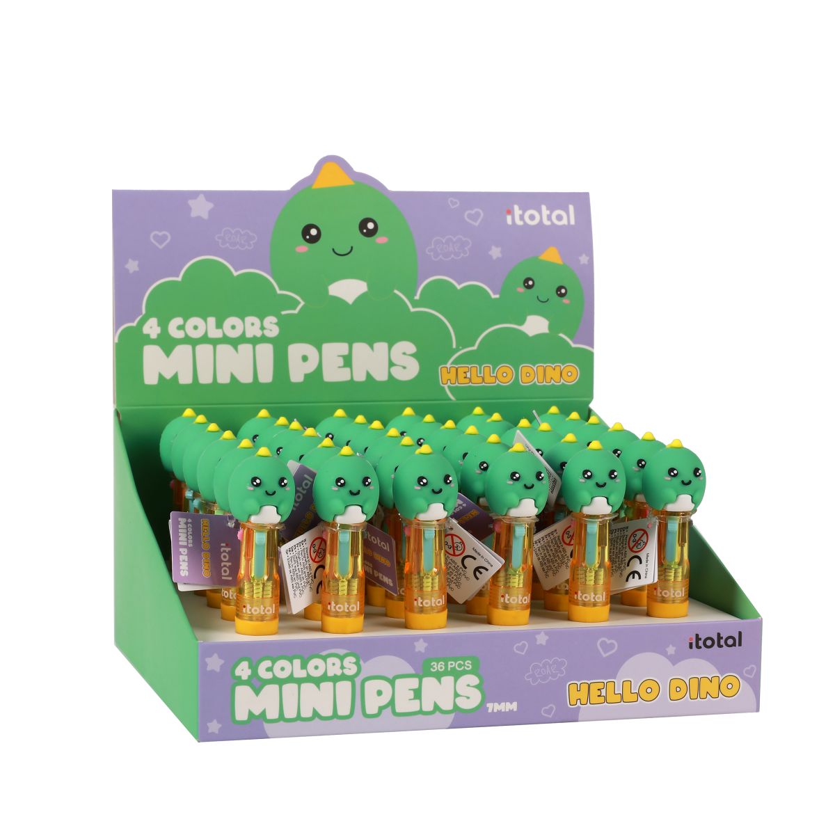 Mini Stylos 4 en 1 Dino 