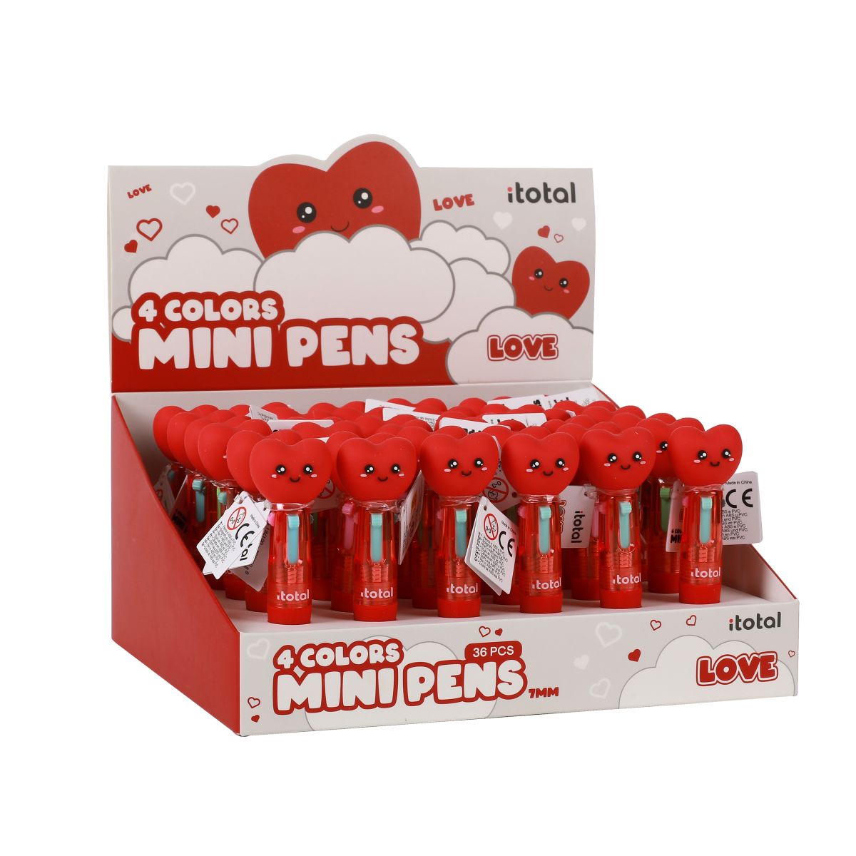 Mini Stylos 4 en 1 Heart