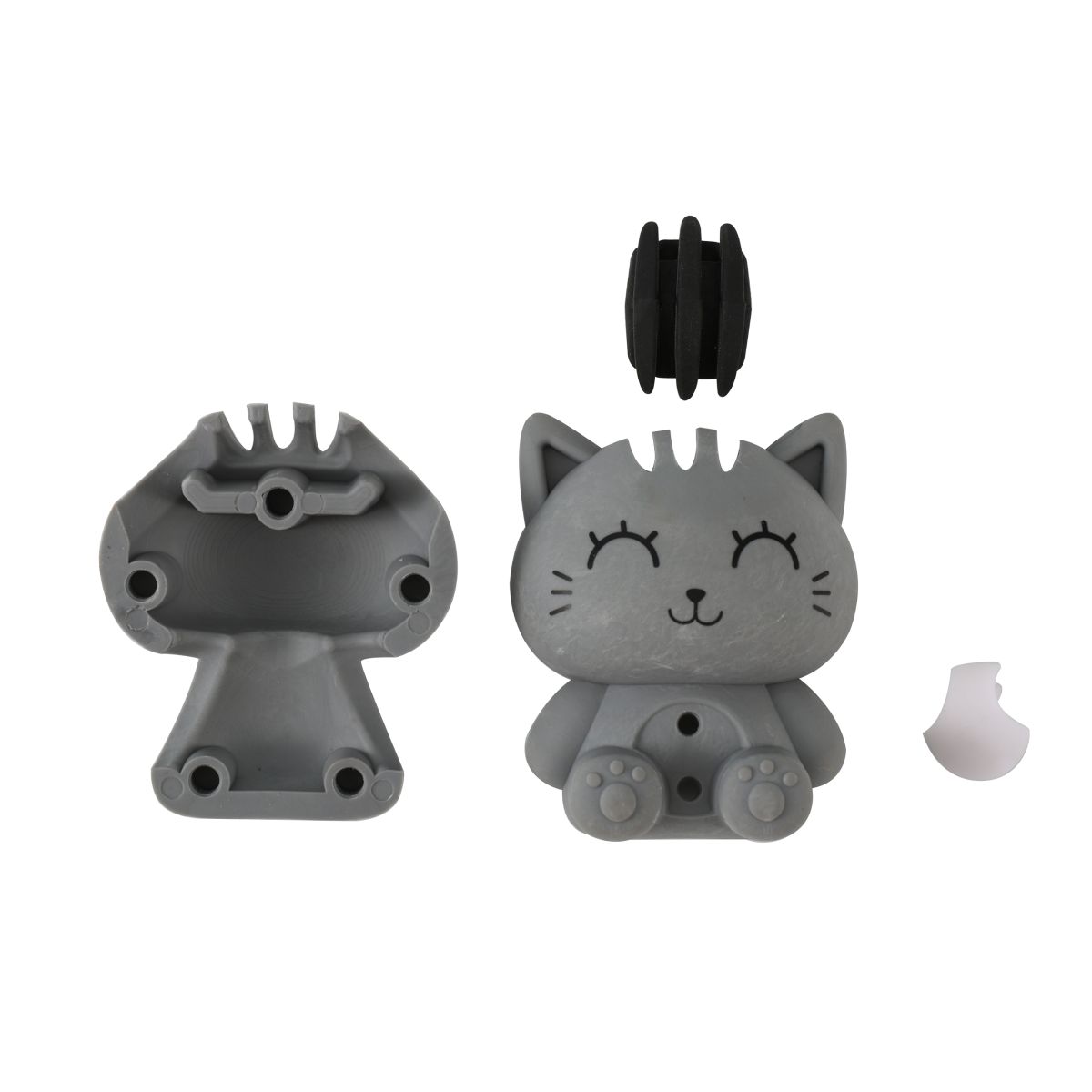Gomme 3D Géante Chat gris  
