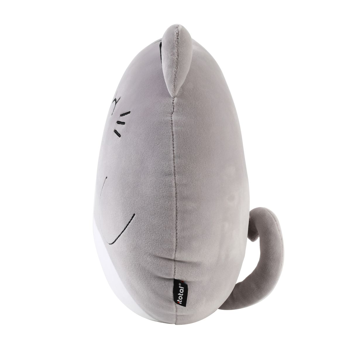 Coussin vertical Chat Gris