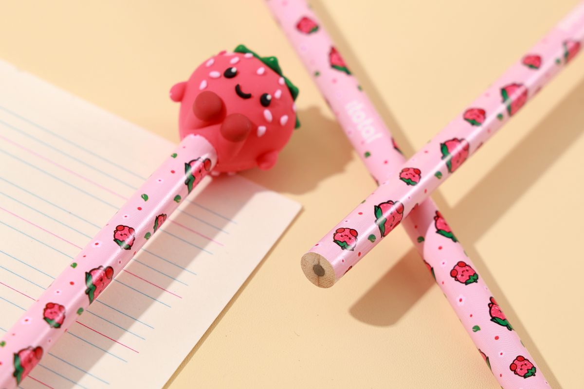 Crayons 3D Stella la fraise 