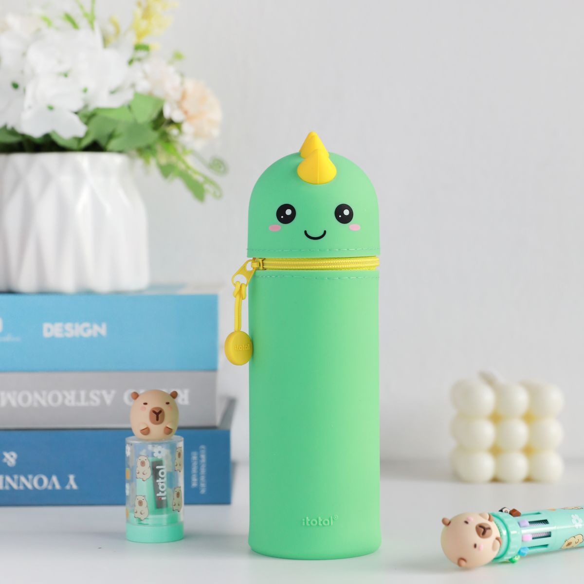 Trousse en silicone Dino 