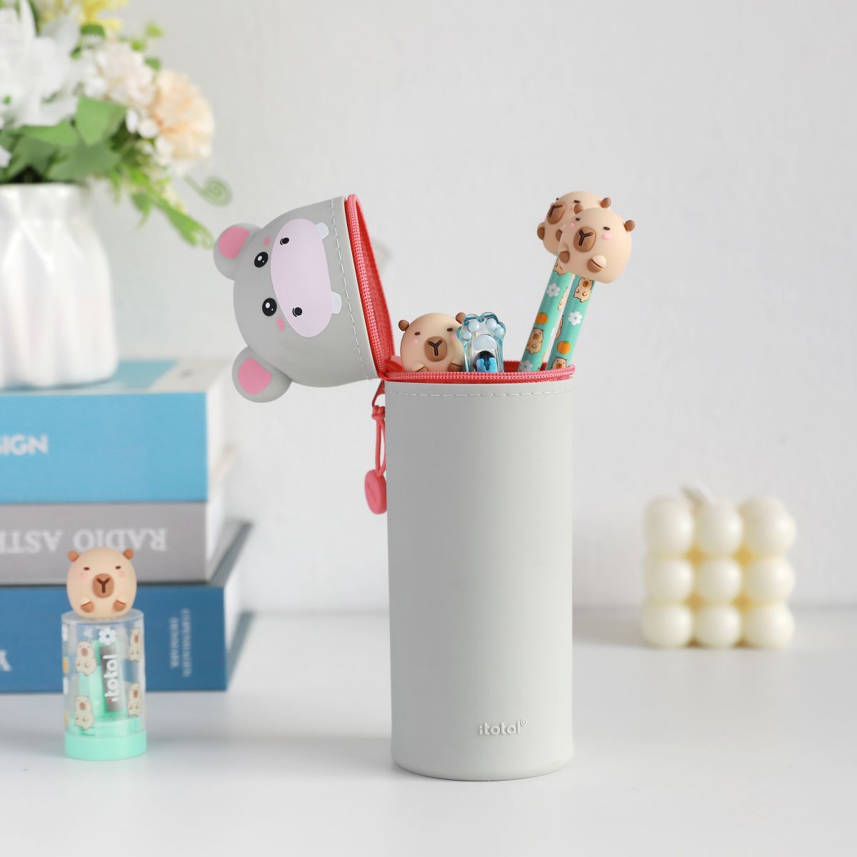 Trousse en silicone Hippo 
